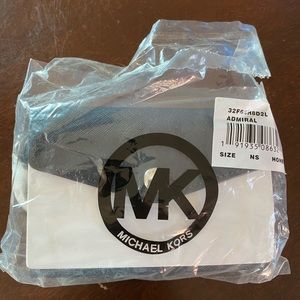 Authentic Michael Kors wallet in navy blue